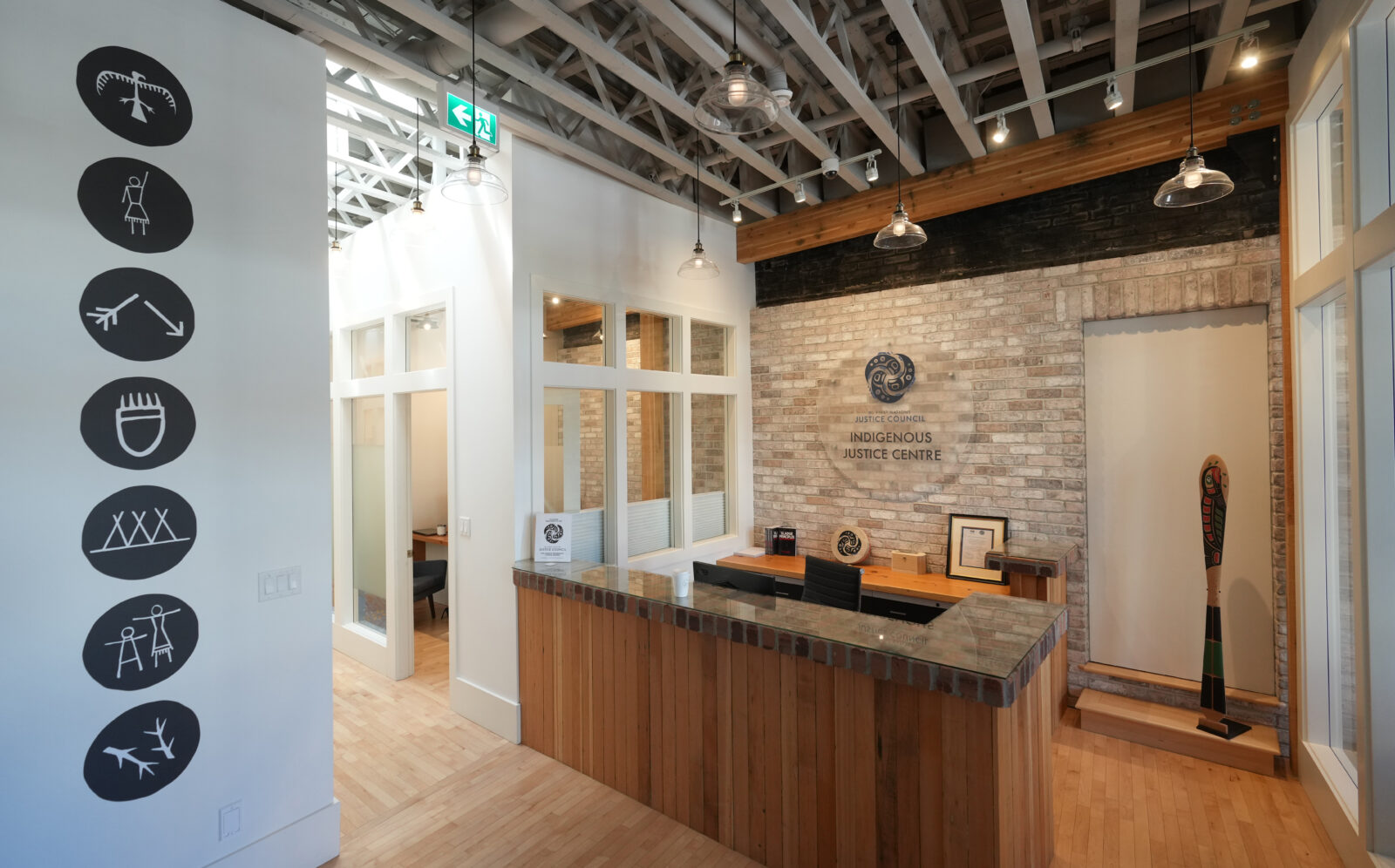 reception area of the chilliwack indigenous justice council